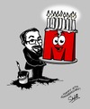 Cartoon: 10th Anniversary (small) by stewie tagged 10th,anniversary,diogenes,taborda,museum