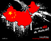 Cartoon: china oil spill (small) by stewie tagged china,oil,spill,conoco,philips,bohai,bay