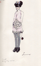 Cartoon: Chanel Spring 2010 Couture (small) by lavi tagged fashion,illustration,illu,chanel,clothing,pink,style,ink,hand,spring,couture