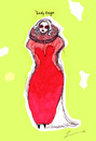 Cartoon: Love for Gaga (small) by lavi tagged lady,gaga