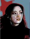 Cartoon: Chinese Girl (small) by Laurie Mouret tagged star lady vengeance korea chinese girl 