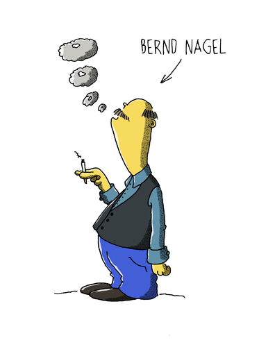 Cartoon: Bernd Nagel (medium) by SCHÖN BLÖD tagged thomas,luft,cartoon,karikatur,lustig,rauchen,rauch,zigarette,qualm,mann,thomas,luft,cartoon,karikatur,lustig,rauchen,rauch,zigarette,qualm,mann
