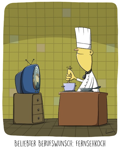 Cartoon: Fernsehkoch (medium) by SCHÖN BLÖD tagged fernsehkoch,kochen,küche,koch,fernseher,fernsehen,beruf,kochmütze,fernsehkoch,kochen,küche,koch,fernseher,fernsehen,beruf,kochmütze