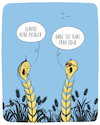 Cartoon: Ähre (small) by SCHÖN BLÖD tagged ähre,österreich,österreicher,begrüßung,getreide