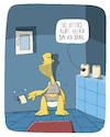 Cartoon: Klopapier (small) by SCHÖN BLÖD tagged thomas,luft,cartoon,klo,klopapier,toilette,toilettenpapier,wc,bad,badezimmer