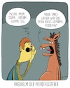 Cartoon: Pferdeflüsterer (small) by SCHÖN BLÖD tagged pferdeflüsterer,pferd,flüstern,tiere