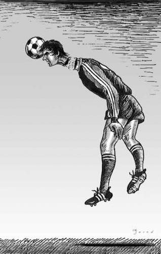 Cartoon: Head kick with whole power (medium) by javad alizadeh tagged head,cut