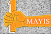 Cartoon: 1May (small) by ercan baysal tagged 1may,1mays,laborday,labor,economy,factory,workplace,work,unemployment,working