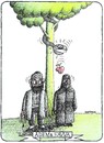 Cartoon: Adam and Eve (small) by ercan baysal tagged adam,eve,apple,snake,tree,man,myt,tale,talent,ercanbaysal,kadn,idea,word,daydream,fantasy,picture,image,figure,vision,erkek,woman,türkiye,turkey