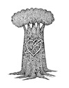 Cartoon: Violence against Women... (small) by ercan baysal tagged heart,tree,knife,women,men,love,line,picture,violence