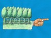 Cartoon: Parkway (small) by ercan baysal tagged tree,branch,finger,forefinger,hand,handmade,ercanbaysal,cartoon,illustration,humour,satire,idea,surreal,dream,deydream,fantasy,picture,coloring,tattoo,logo,image,newspaper,magazine