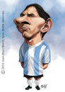 Cartoon: Messi (small) by jmborot tagged barcelona,argentina,messi,football,soccer,caricature,jmborot