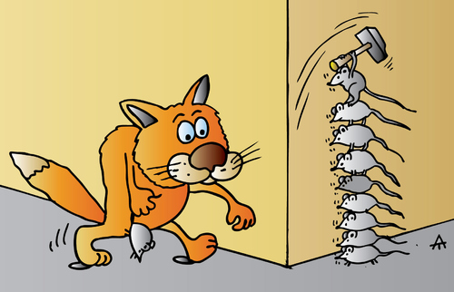 Cartoon: Cat (medium) by Alexei Talimonov tagged cat