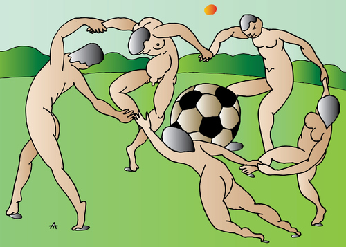 Cartoon: Football (medium) by Alexei Talimonov tagged football