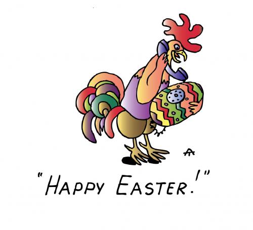 Cartoon: Happy Easter! (medium) by Alexei Talimonov tagged easter,season