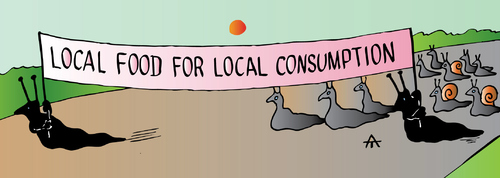 Cartoon: Local Food (medium) by Alexei Talimonov tagged local,food