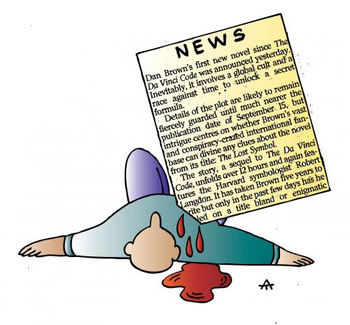 Cartoon: News (medium) by Alexei Talimonov tagged news,press,media