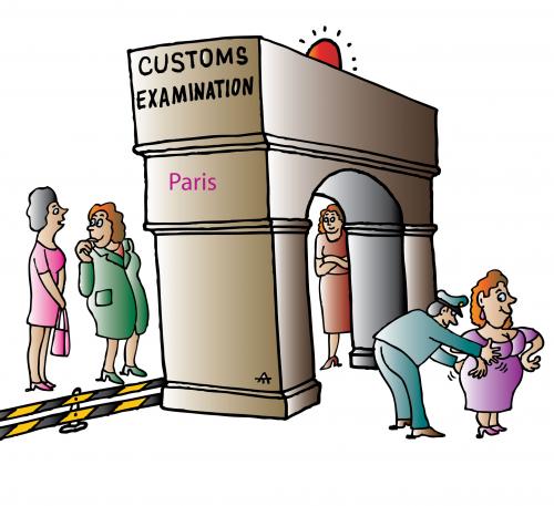 Cartoon: Paris (medium) by Alexei Talimonov tagged paris,arc,de,triomphe,scanner