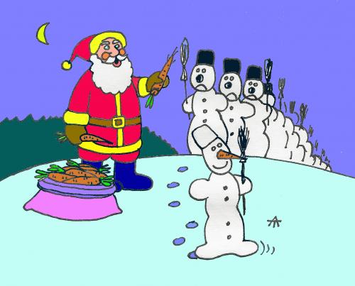 Cartoon: Santa (medium) by Alexei Talimonov tagged santa,xmas