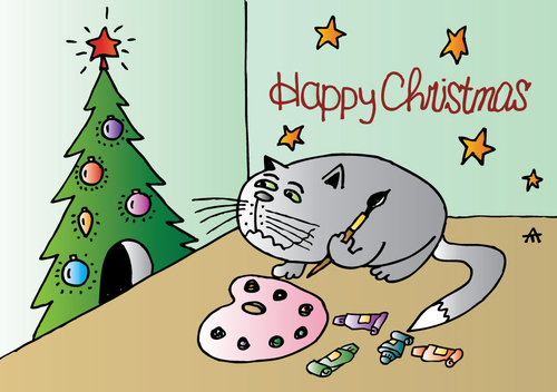 Cartoon: Xmas (medium) by Alexei Talimonov tagged xmas