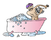 Cartoon: Bath (small) by Alexei Talimonov tagged bath