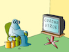 Cartoon: Corona virus (small) by Alexei Talimonov tagged corona,virus