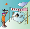 Cartoon: Finish (small) by Alexei Talimonov tagged finish