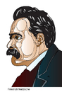 Cartoon: Friedrich Nietzsche (small) by Alexei Talimonov tagged nietzsche