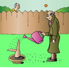 Cartoon: Gardening (small) by Alexei Talimonov tagged garden gardening