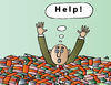 Cartoon: Help (small) by Alexei Talimonov tagged bank,financial,crisis,money