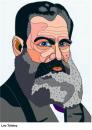 Cartoon: Leo Tolstoy (small) by Alexei Talimonov tagged author,literature,books,leo,tolstoy