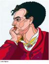 Cartoon: Lord Byron (small) by Alexei Talimonov tagged author literature books lord byron