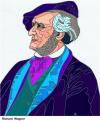 Cartoon: Richard Wagner (small) by Alexei Talimonov tagged composer musician music richard wagner