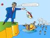 Cartoon: Saving Banks (small) by Alexei Talimonov tagged banks crash money financial crisis recession