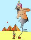 Cartoon: Tourist And Djinn (small) by Alexei Talimonov tagged tourism,egypt,djinn,bottle