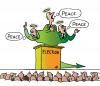 Cartoon: Tribuna EU elections (small) by Alexei Talimonov tagged eu,elections,european,union