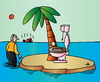 Cartoon: Uninhabited Island (small) by Alexei Talimonov tagged uninhabited,island