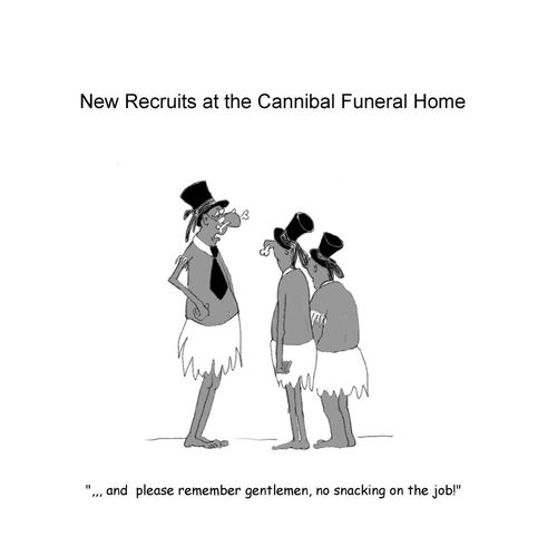Cartoon: Cannibal 5 (medium) by thegaffer tagged cannibals