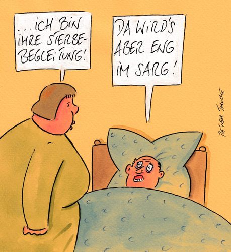 Cartoon: eng (medium) by Peter Thulke tagged sterben,sterbebegleitung,sterben,sterbebegleitung