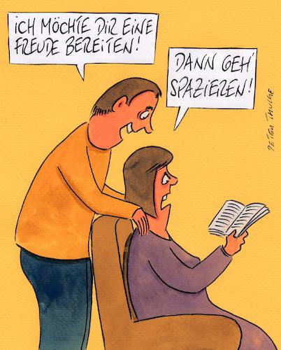 Cartoon: freude (medium) by Peter Thulke tagged ehe,ehe