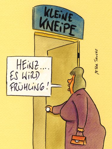 Cartoon: frühling (medium) by Peter Thulke tagged frühling,frühling