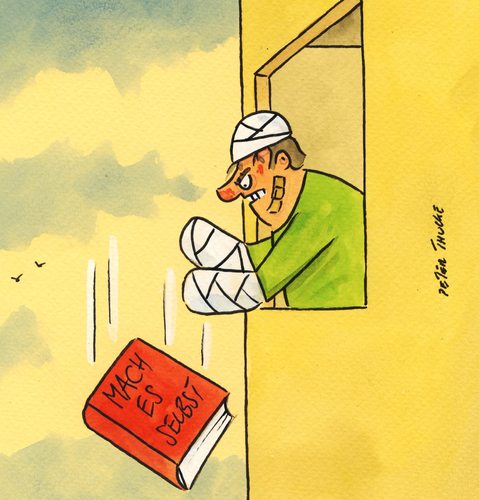 Cartoon: mach (medium) by Peter Thulke tagged heimwerker,heimwerker