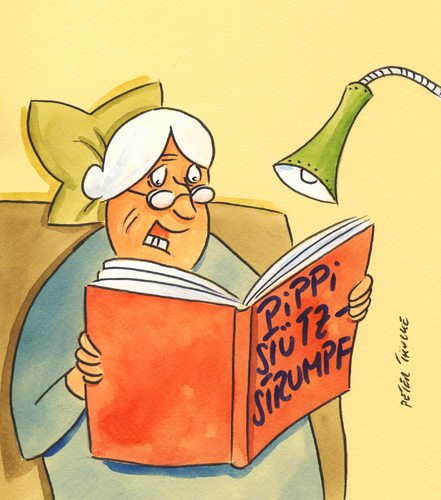 Cartoon: pippi (medium) by Peter Thulke tagged alter,alter