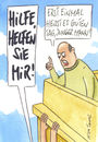 Cartoon: hilfe (small) by Peter Thulke tagged helfen,benehmen