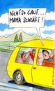 Cartoon: laut (small) by Peter Thulke tagged auto,familie