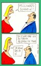 Cartoon: millionär (small) by Peter Thulke tagged geld,heiraten,frau,mann