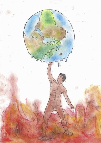Cartoon: Save the world! (medium) by apestososa tagged save,world,salvar,mundo