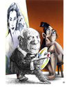 Cartoon: Picasso (small) by achille tagged picasso
