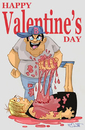 Cartoon: Happy Valentines Day (small) by Cartoons and Illustrations by Jim McDermott tagged happyvalentinesday,love,heart,holidays