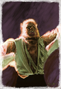 Cartoon: The Curse of the Werewolf (small) by Cartoons and Illustrations by Jim McDermott tagged werewolf,hammer,scary,horror,hammerfilms